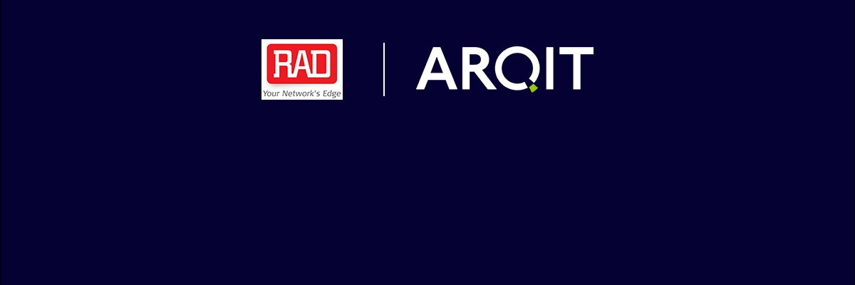 RAD Networks and Arqit composite logo image 